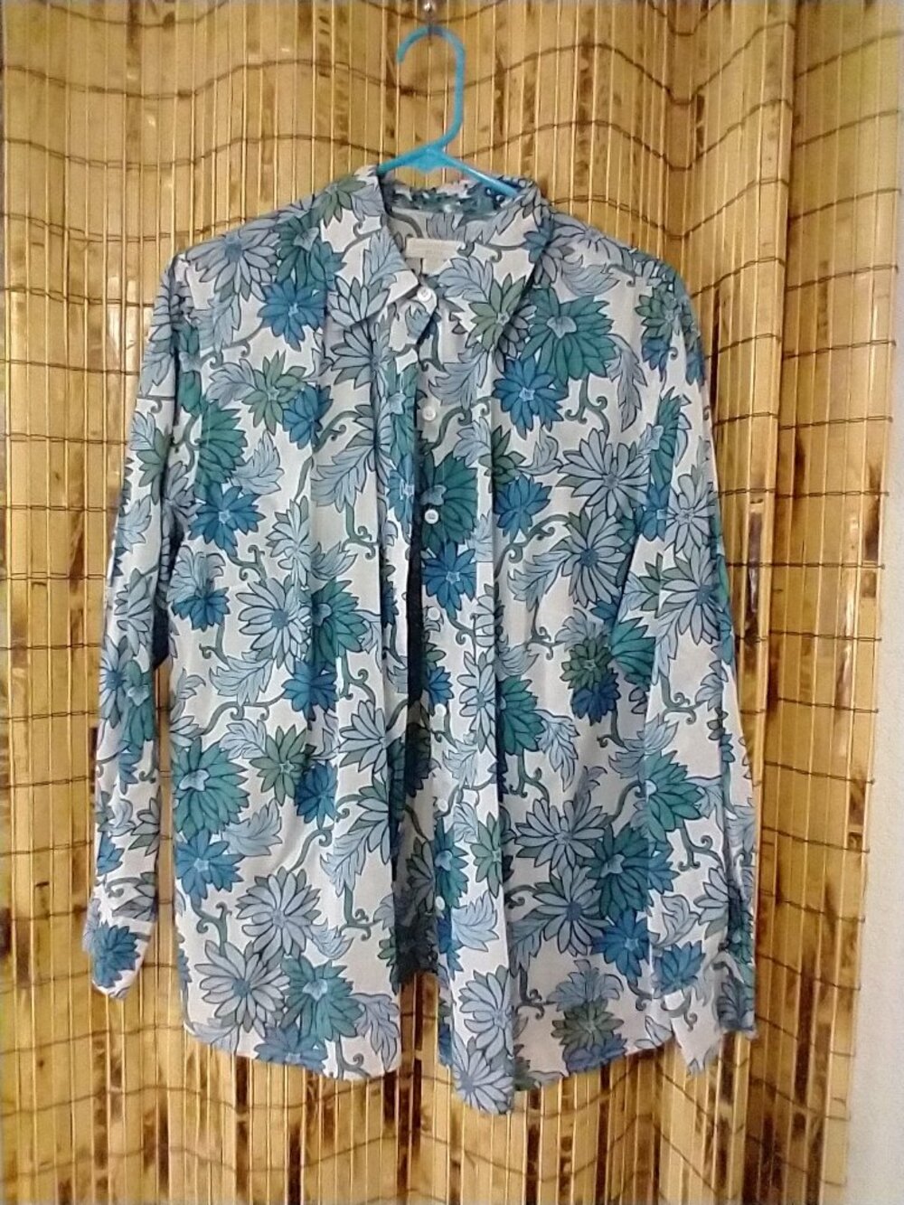 Long-Sleeve Button-Down Shirt by Charter Club Woman (Size 16W)